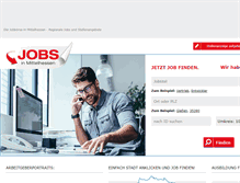 Tablet Screenshot of jobs-in-mittelhessen.de